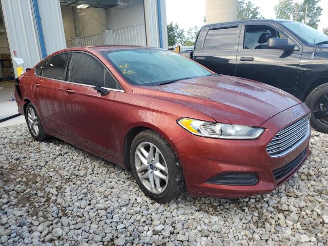 3FA6P0H70ER267403 - 2014 FORD FUSION SE BURGUNDY photo 4