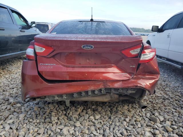 3FA6P0H70ER267403 - 2014 FORD FUSION SE BURGUNDY photo 6