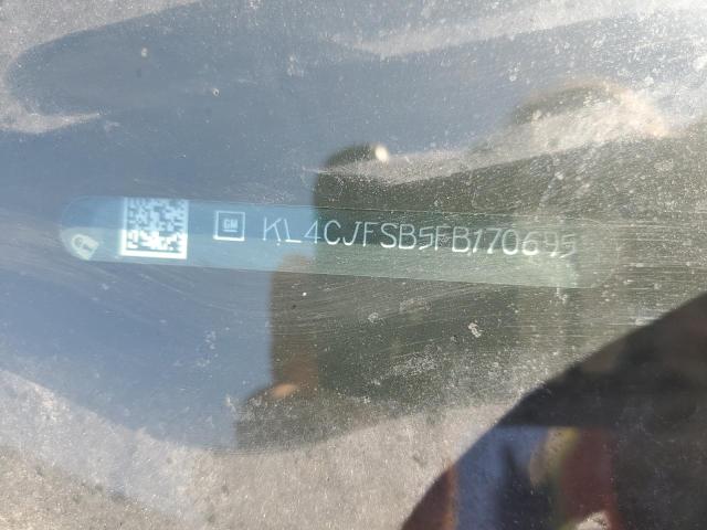 KL4CJFSB5FB170695 - 2015 BUICK ENCORE CONVENIENCE Графитовый фото 13