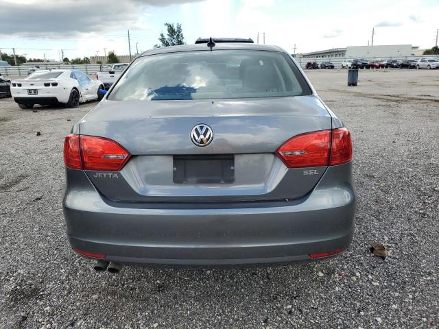 3VWL07AJ2EM411091 - 2014 VOLKSWAGEN JETTA SEL GRAY photo 6