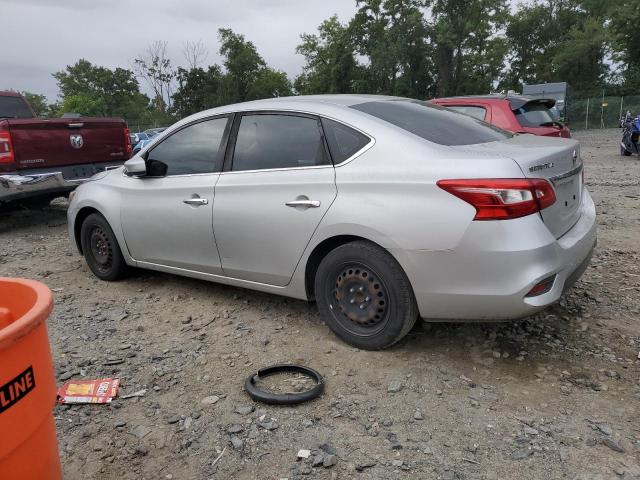 3N1AB7AP8JY281252 - 2018 NISSAN SENTRA S SILVER photo 2
