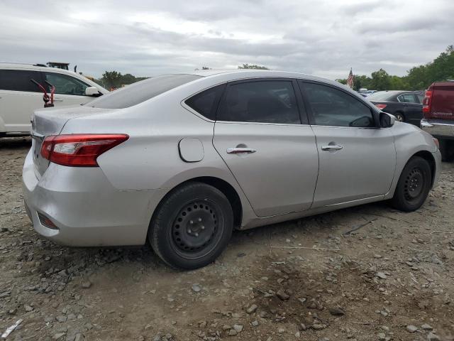 3N1AB7AP8JY281252 - 2018 NISSAN SENTRA S SILVER photo 3