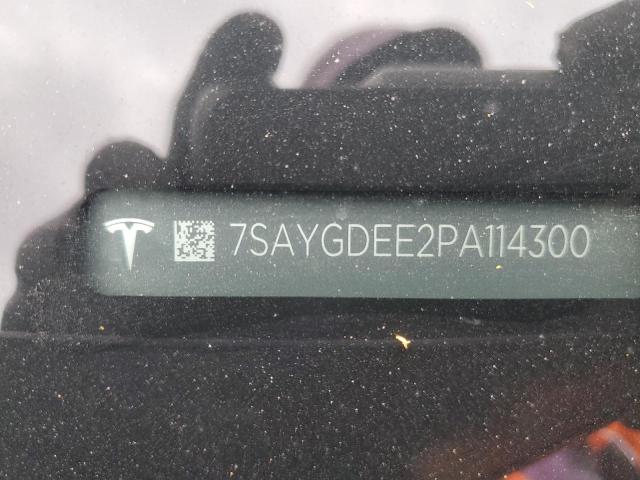 7SAYGDEE2PA114300 - 2023 TESLA MODEL Y BLACK photo 12