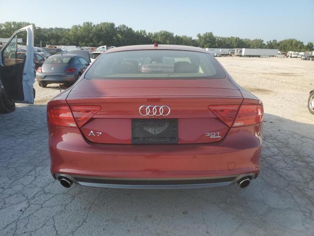 WAU2GAFC3CN168764 - 2012 AUDI A7 PRESTIGE მუქწითელი ფოტო 6