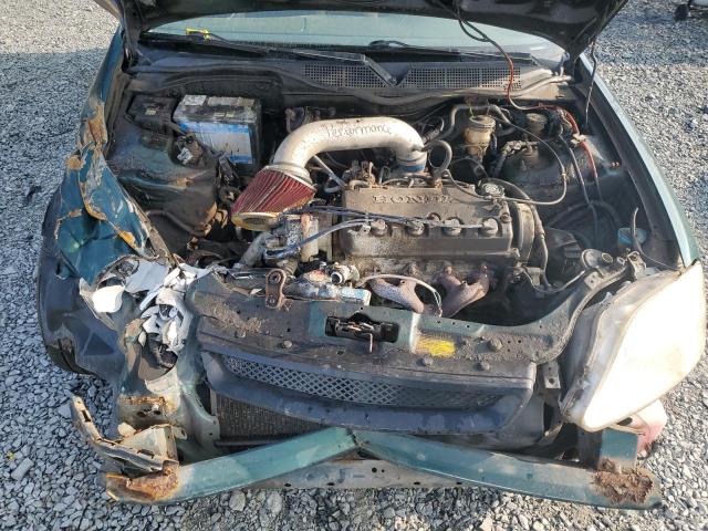 1HGEJ612XXL806461 - 1999 HONDA CIVIC DX GREEN photo 11