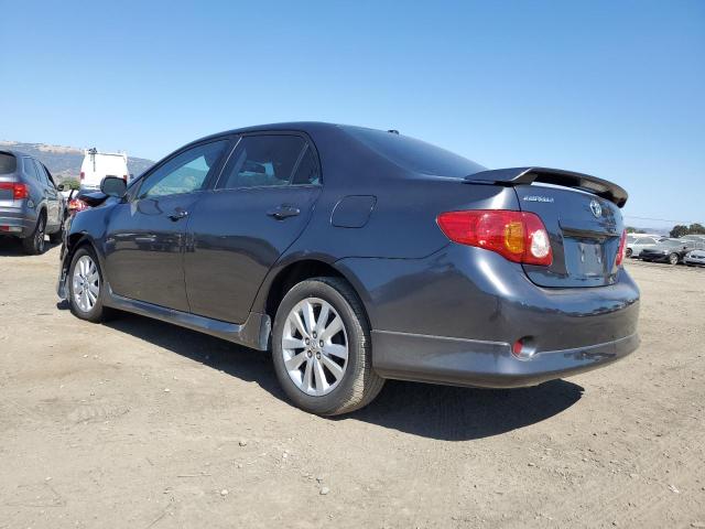 1NXBU40E19Z145503 - 2009 TOYOTA COROLLA BASE Графитовый фото 2