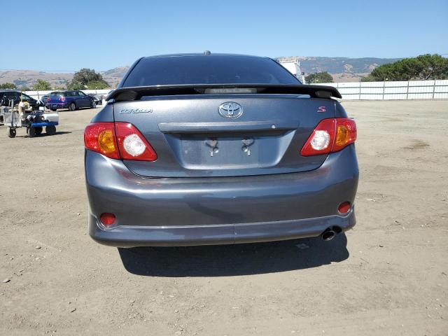 1NXBU40E19Z145503 - 2009 TOYOTA COROLLA BASE Графитовый фото 6