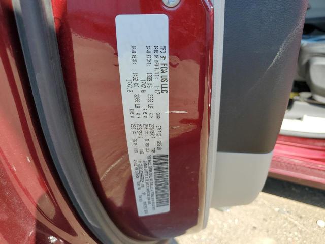 2C4RC1BG0HR676125 - 2017 CHRYSLER PACIFICA TOURING L RED photo 13