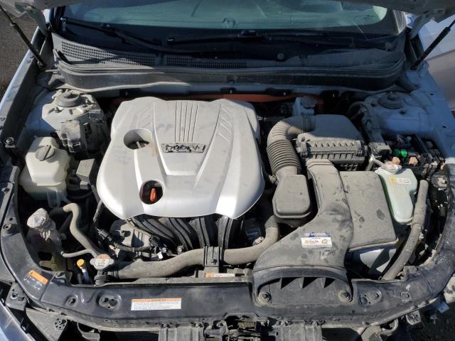 KMHEC4A41EA109134 - 2014 HYUNDAI SONATA HYBRID SILVER photo 11