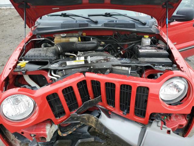 1J4GL48K94W185231 - 2004 JEEP LIBERTY SPORT RED photo 12