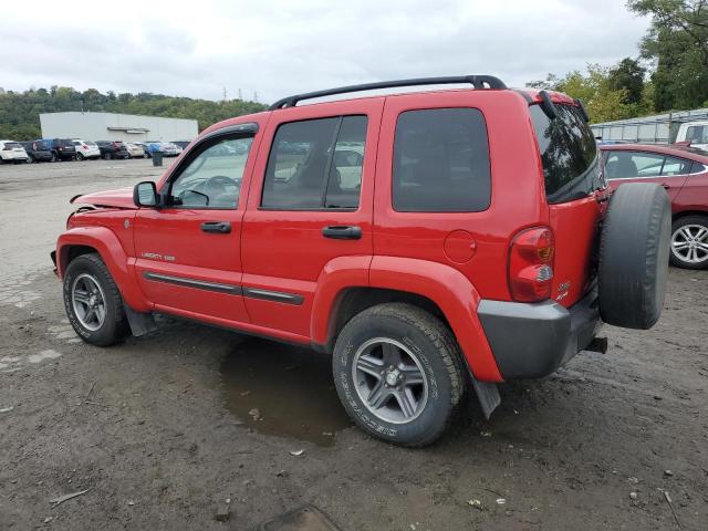 1J4GL48K94W185231 - 2004 JEEP LIBERTY SPORT RED photo 2