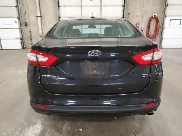 3FA6P0H71GR304106 - 2016 FORD FUSION SE BLACK photo 6