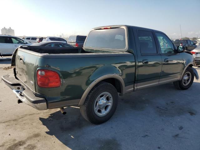 1FTRW076X2KD19977 - 2002 FORD F150 SUPERCREW GREEN photo 3