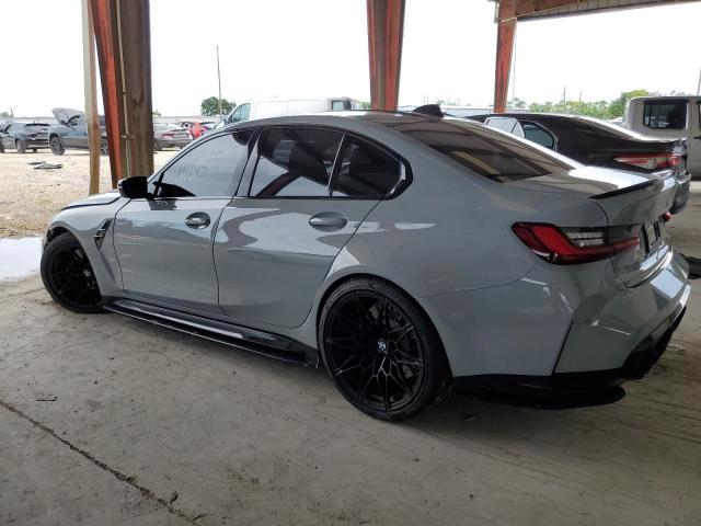 WBS33AY03NFL91785 - 2022 BMW M3 COMPETITION GRAY photo 2