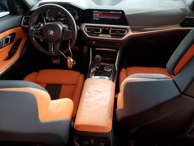 WBS33AY03NFL91785 - 2022 BMW M3 COMPETITION GRAY photo 8