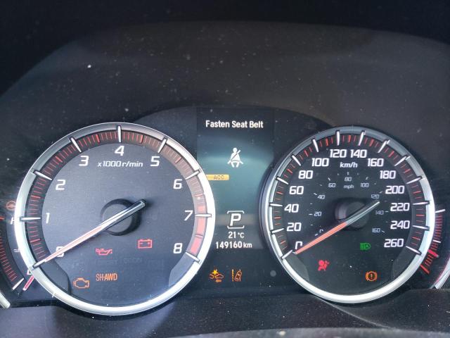 19UUB3F68KA801640 - 2019 ACURA TLX TECHNOLOGY BLACK photo 9