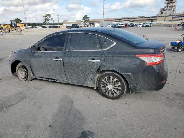 3N1AB7AP8EL674946 - 2014 NISSAN SENTRA S BLACK photo 2