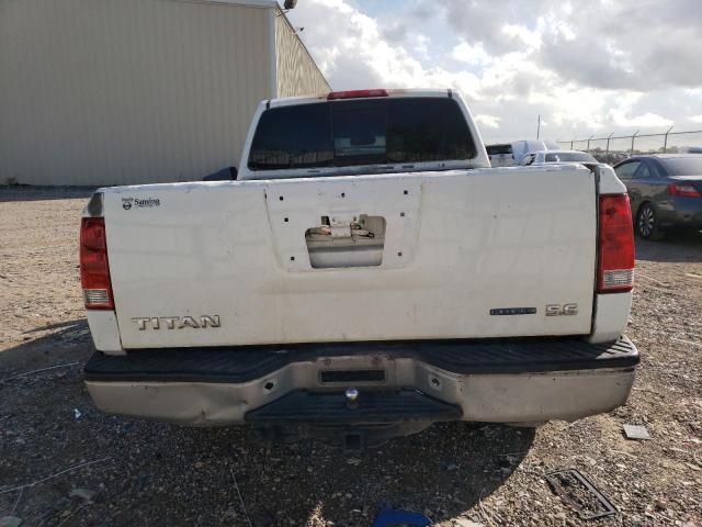 1N6AA06A64N546504 - 2004 NISSAN TITAN XE WHITE photo 6