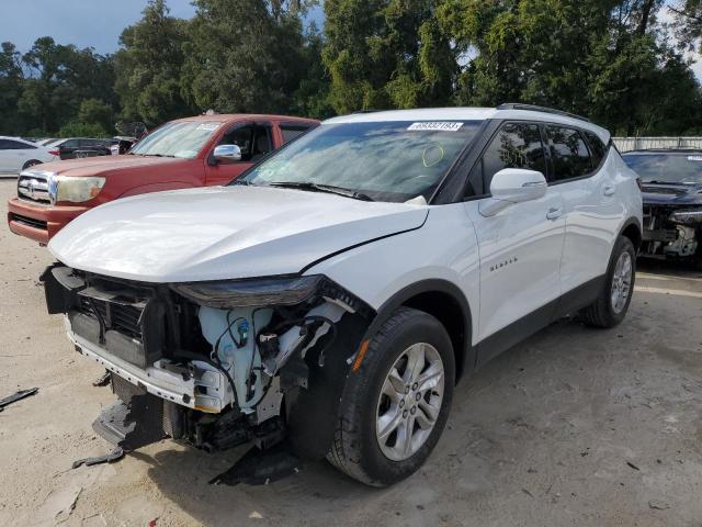 3GNKBDRS3MS539152 - 2021 CHEVROLET BLAZER 3LT WHITE photo 1