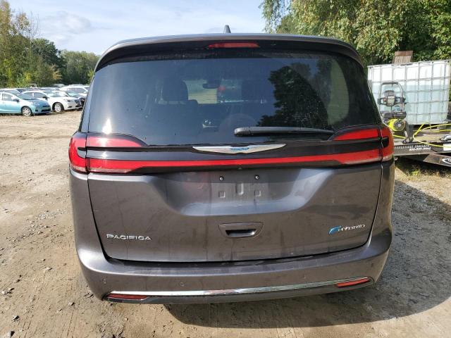 2C4RC1L7XMR581046 - 2021 CHRYSLER PACIFICA HYBRID TOURING L GRAY photo 6