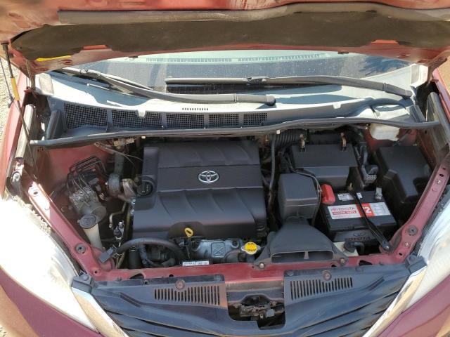 5TDKK3DC8ES471701 - 2014 TOYOTA SIENNA LE BURGUNDY photo 12