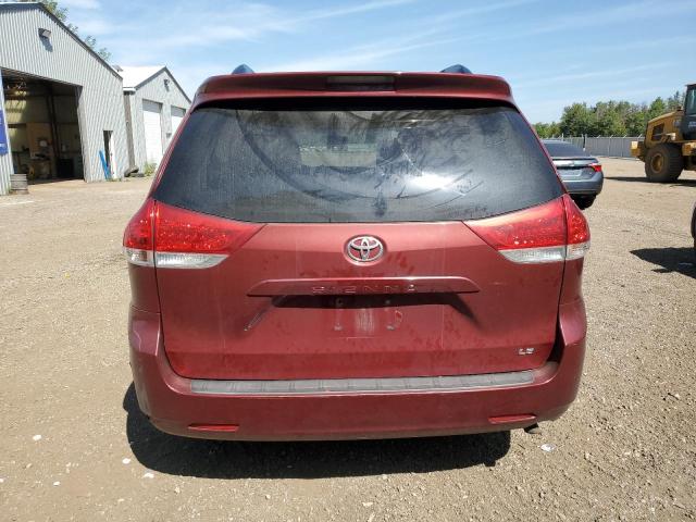 5TDKK3DC8ES471701 - 2014 TOYOTA SIENNA LE BURGUNDY photo 6