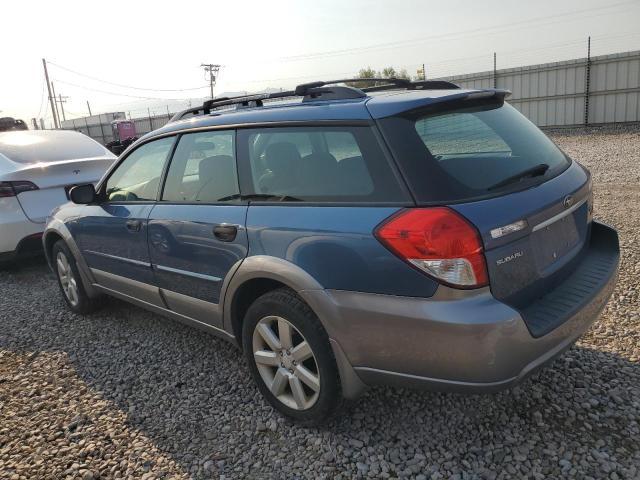 4S4BP61C497346567 - 2009 SUBARU OUTBACK 2.5I BLUE photo 2