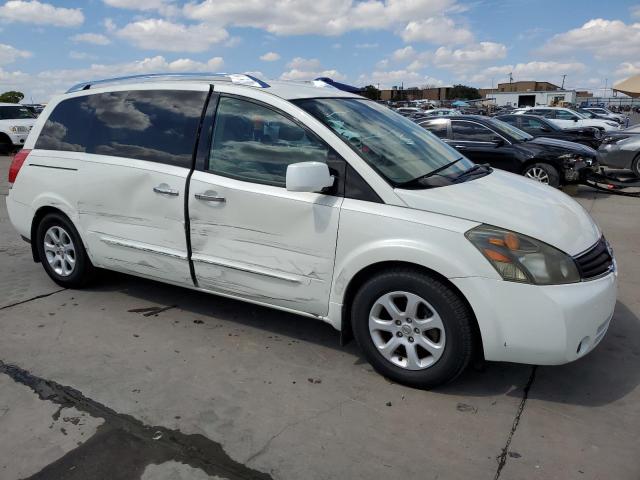 5N1BV28U18N104617 - 2008 NISSAN QUEST S WHITE photo 4