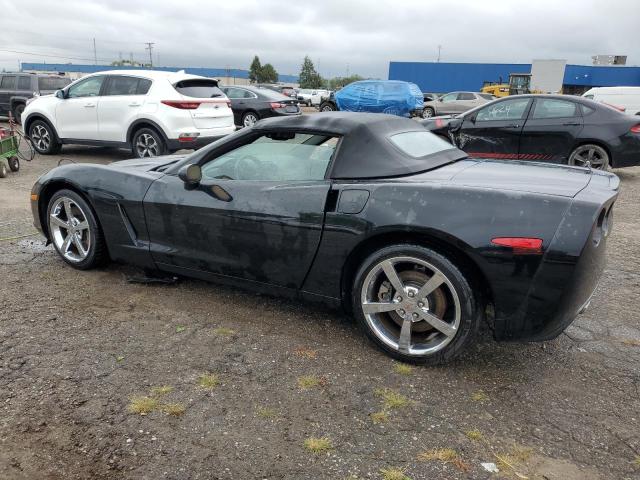 1G1YC3DW8A5109359 - 2010 CHEVROLET CORVETTE BLACK photo 2