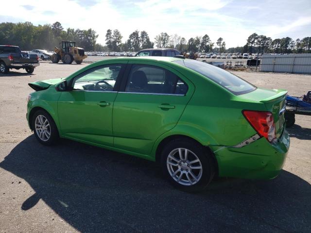 1G1JC5SH2F4139147 - 2015 CHEVROLET SONIC LT GREEN photo 2