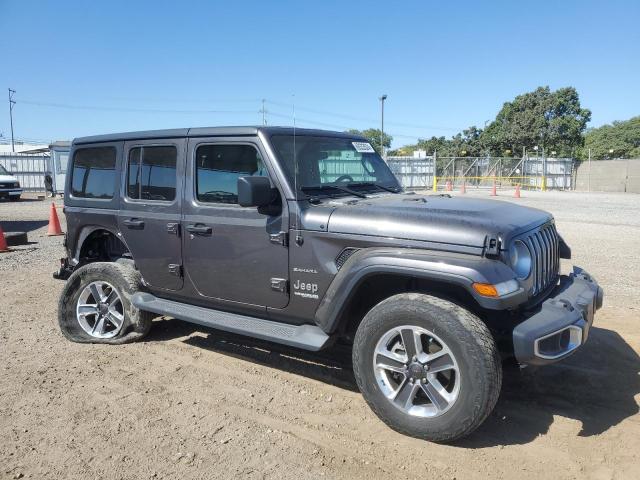 1C4HJXEN9KW686648 - 2019 JEEP WRANGLER U SAHARA GRAY photo 4