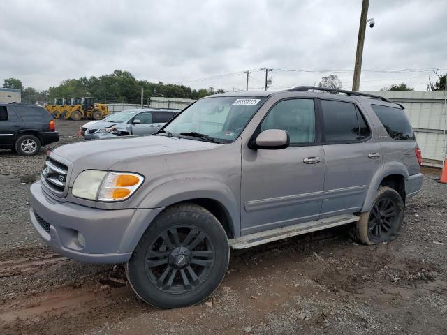 5TDBT48A82S112338 - 2002 TOYOTA SEQUOIA LIMITED GRAY photo 1