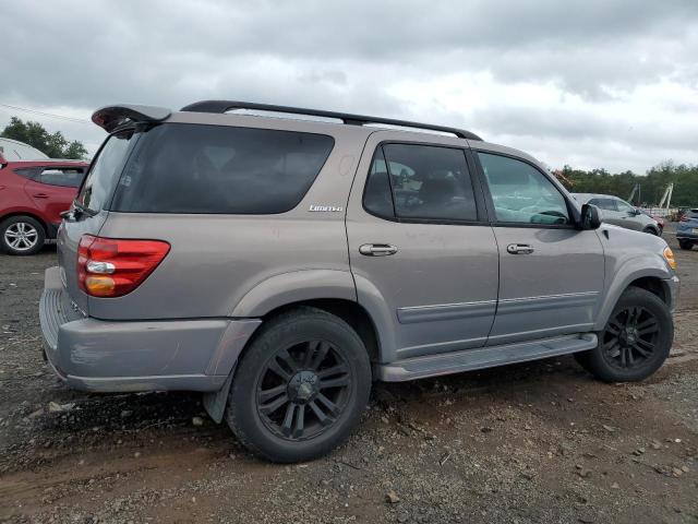 5TDBT48A82S112338 - 2002 TOYOTA SEQUOIA LIMITED GRAY photo 3
