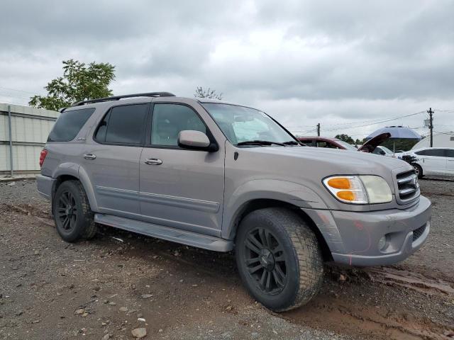5TDBT48A82S112338 - 2002 TOYOTA SEQUOIA LIMITED GRAY photo 4