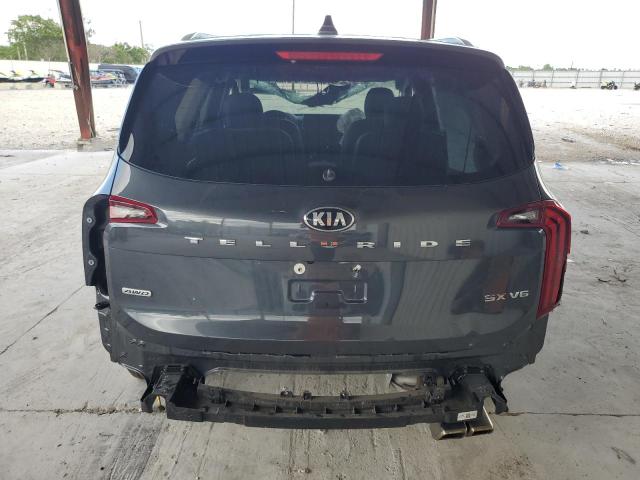 5XYP5DHC7LG037261 - 2020 KIA TELLURIDE SX CHARCOAL photo 6