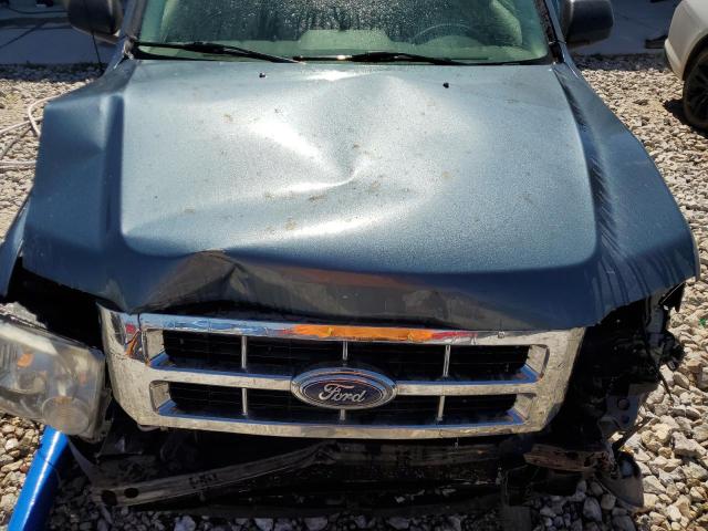 1FMCU9D79AKA80476 - 2010 FORD ESCAPE XLT BLUE photo 12