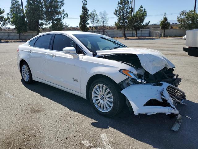 3FA6P0SU5ER256069 - 2014 FORD FUSION TITANIUM PHEV WHITE photo 4