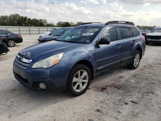 4S4BRCAC3E3249094 - 2014 SUBARU OUTBACK 2.5I BLUE photo 1