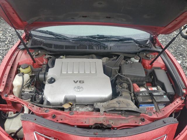 4T1BK46K97U030437 - 2007 TOYOTA CAMRY LE RED photo 11