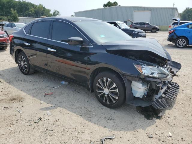 3N1AB7AP3KY412573 - 2019 NISSAN SENTRA S BLACK photo 4