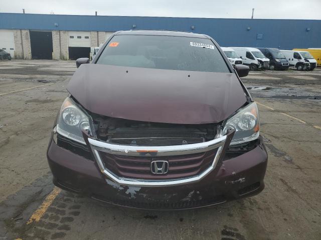 5FNRL3H74AB090564 - 2010 HONDA ODYSSEY EXL MAROON photo 5