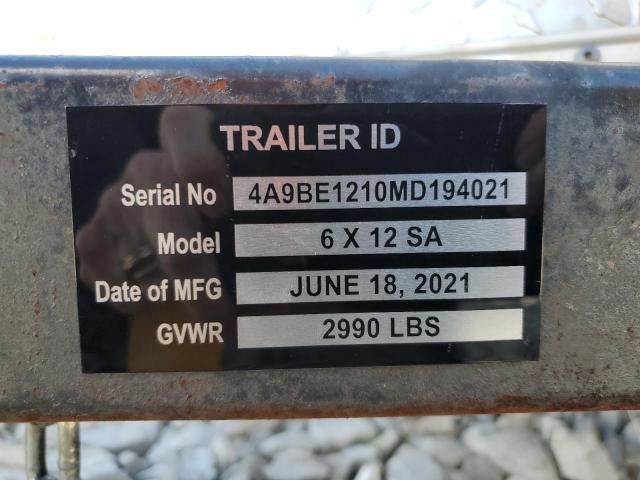 4A9BE1210MD194021 - 2021 OTHER TRAILER WHITE photo 10