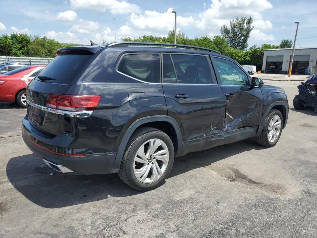 1V2WR2CA5MC589713 - 2021 VOLKSWAGEN ATLAS SE Siyah fotoğraf 3