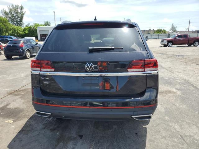 1V2WR2CA5MC589713 - 2021 VOLKSWAGEN ATLAS SE Siyah fotoğraf 6