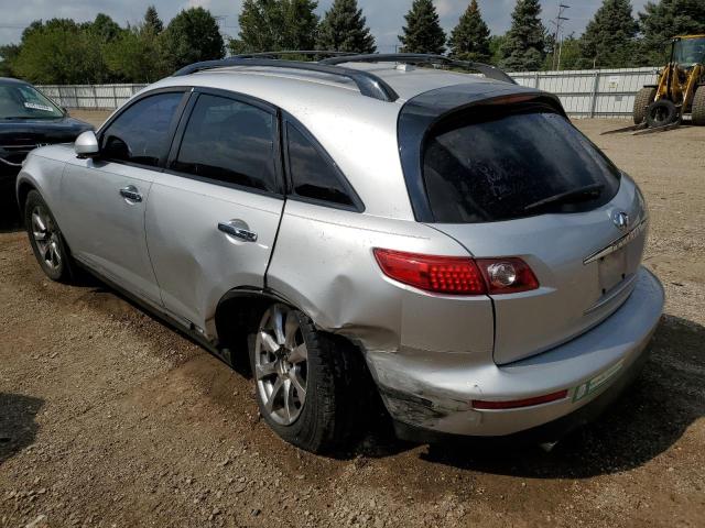 JNRAS08W98X204564 - 2008 INFINITI FX35 SILVER photo 2