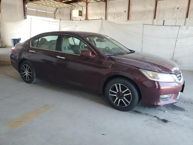 1HGCR3F86DA043955 - 2013 HONDA ACCORD EXL BURGUNDY photo 4
