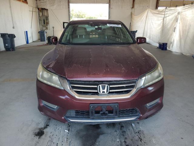 1HGCR3F86DA043955 - 2013 HONDA ACCORD EXL BURGUNDY photo 5