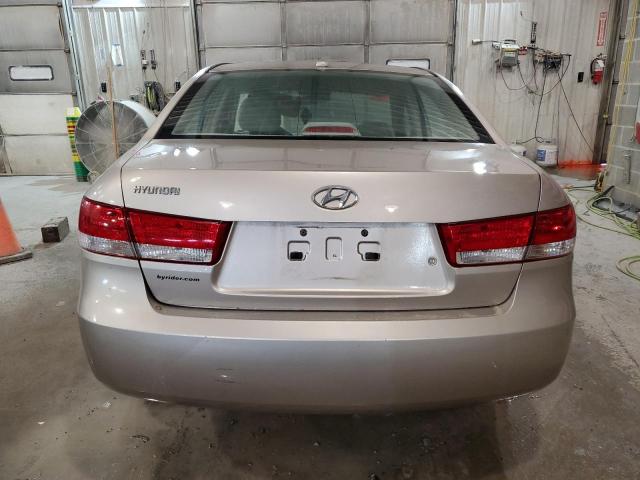 5NPET46C08H333982 - 2008 HYUNDAI SONATA GLS GOLD photo 6