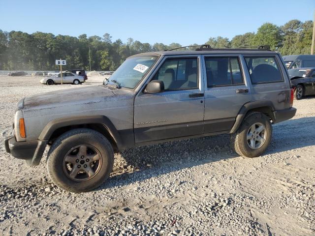 1J4FF48SX1L523297 - 2001 JEEP CHEROKEE SPORT SILVER photo 1