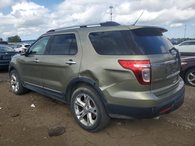 1FM5K8F87DGB92232 - 2013 FORD EXPLORER LIMITED GREEN photo 2